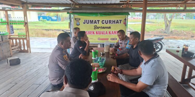 Jumat Curhat Polsek Kuala Kampar, Warga Soroti Karhutla hingga Knalpot Brong