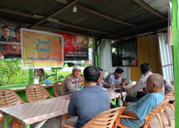 Polsek Pangkalan Lesung Gelar Jumat Curhat, Tampung Keluhan Warga Soal Karhutla hingga Penipuan Online