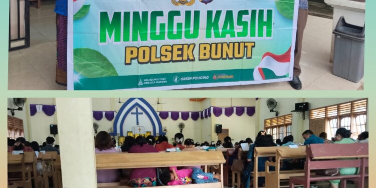 Gelar Minggu Kasih di GPIB Bethesda, Polisi Ajak Jemaat Jaga Toleransi dan Waspada El Nino