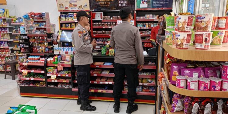 Polsek Pangkalan Lesung Gelar Patroli Dialogis Antisipasi C3 di Pusat Keramaian