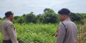 Patroli Karhutla dan Sosialisasi Larangan Membakar Lahan Digelar di Pelalawan