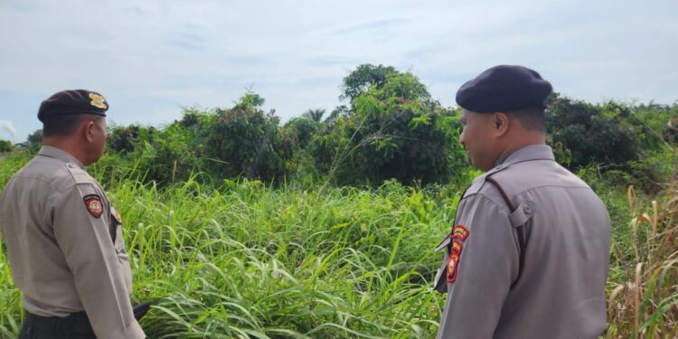 Patroli Karhutla dan Sosialisasi Larangan Membakar Lahan Digelar di Pelalawan