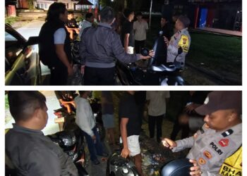 Polisi Gelar Operasi Narkoba di Sejumlah Titik Keramaian di Bunut Pelalawan