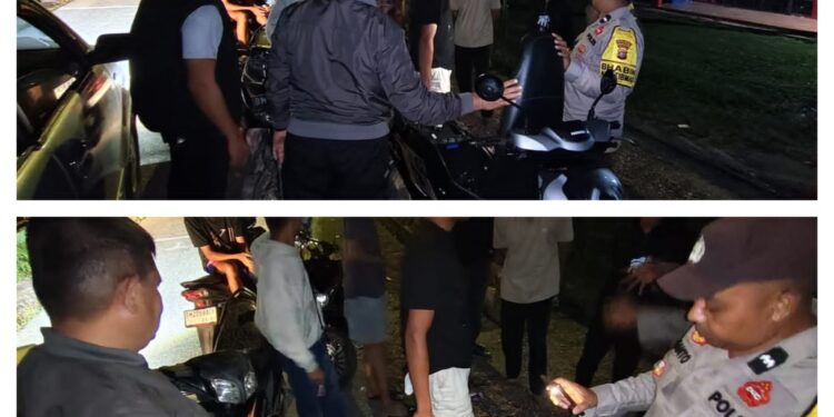 Polisi Gelar Operasi Narkoba di Sejumlah Titik Keramaian di Bunut Pelalawan