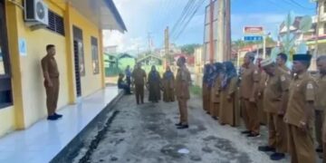 Plt Camat Simpang Kanan Minta ASN Berikan Pelayanan Maksimal Pada Masyarakat