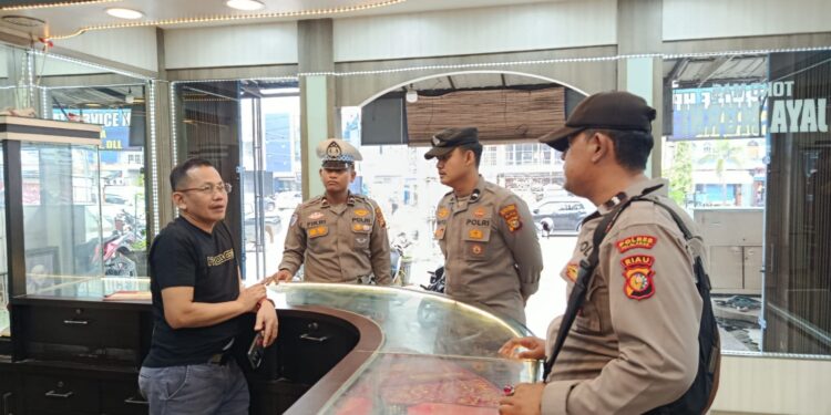 Gelar KRYD, Polisi Perketat Patroli Cegah C3 di Sorek Satu Pelalawan