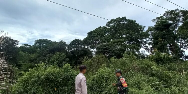 Polsek Langgam Perkuat Sinergi TNI-Polri Lewat Silaturahmi dengan Koramil 09