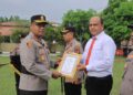 37 Anggota Polres Kampar Berprestasi serta Berdedikasi Tinggi, Terima Penghargaan dari Kapolres Kampar
