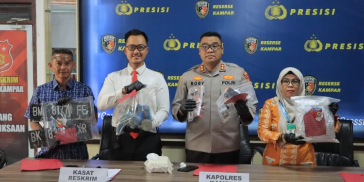 Dalam Dua Pekan, Polres Kampar Ungkap 4 Kasus Menonjol