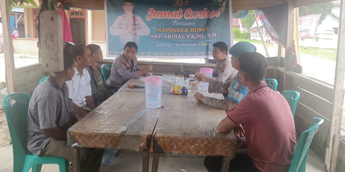 Gelar Jumat Curhat, Polisi Tekankan Pencegahan Narkoba hingga Karhutla