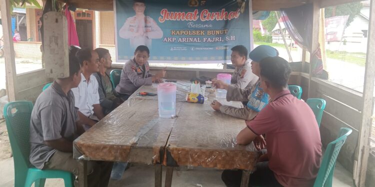 Gelar Jumat Curhat, Polisi Tekankan Pencegahan Narkoba hingga Karhutla