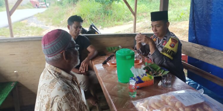 Polsek Kerumutan Tampung Keluhan Warga Lewat Jumat Curhat, Soroti Balap Liar hingga Pencurian Sawit