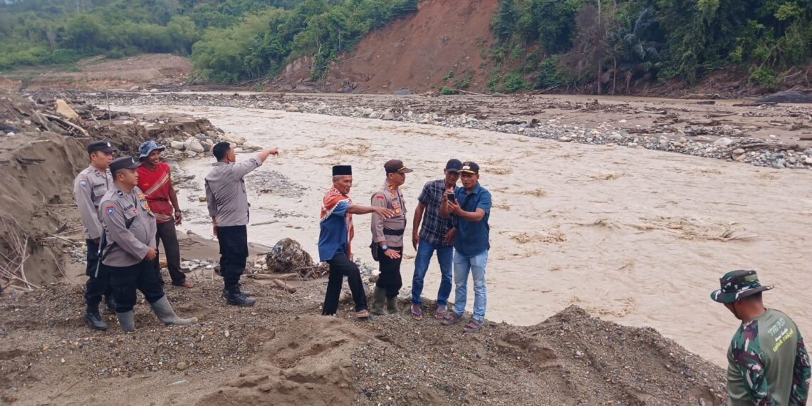 Polisi, TNI, dan Aparatur Kampung Patroli Dugaan Tambang Ilegal di Linge, Belum Ditemukan Aktivitas Penambangan