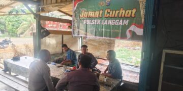 Jumat Curhat di Langgam, Polisi Tampung Aspirasi Warga Segati