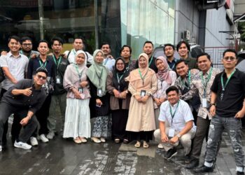 Wujud Kepedulian Sesama, Peserta LK III Badko HMI Sumut Gelar Aksi Berbagi