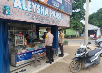 Polsek Pangkalan Lesung Gelar Patroli Dialogis, Antisipasi Kejahatan C3 di Sejumlah Titik
