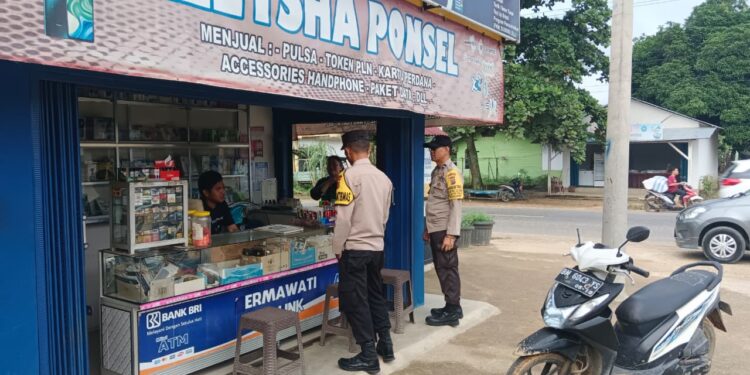 Polsek Pangkalan Lesung Gelar Patroli Dialogis, Antisipasi Kejahatan C3 di Sejumlah Titik