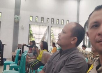 Polsek Langgam Gelar Minggu Kasih di HKI Segati, Sampaikan Pesan Kamtibmas kepada Jemaat