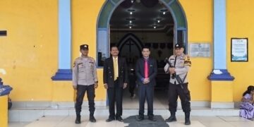 Polsek Ukui Intensifkan Patroli Gereja, Pastikan Ibadah Minggu Berjalan Aman dan Khidmat