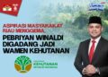 Masyarakat dan Tokoh Se-Riau Usulkan Febriyan Winaldi Jadi Wamen Kehutanan, Dinilai Figur Tepat Bawa Perubahan
