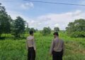 Polsek Pangkalan Kerinci Patroli Karhutla, Warga Diingatkan Larangan Membakar Lahan