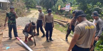 Upgrade Total! Jembatan Presisi Polri di Ukui Kini Dibangun Lebih Kokoh