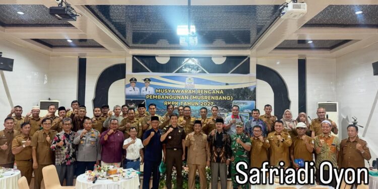 Buka Musrenbang 2027, Bupati Aceh Singkil Tegaskan Kadis Harus Pintar Huat Proposal