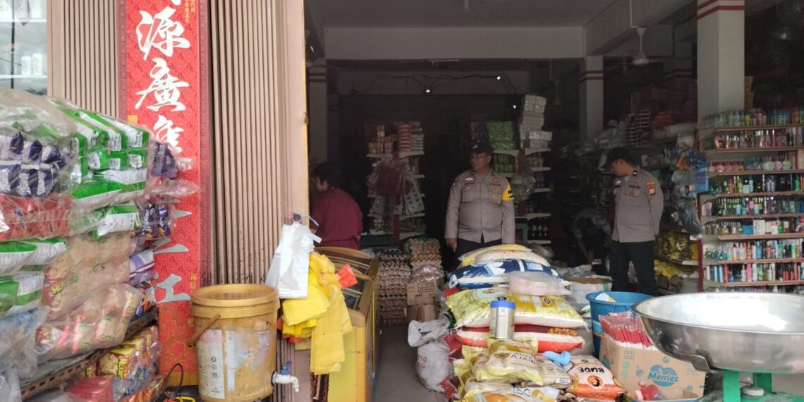 Patroli KRYD Polsek Kuala Kampar Sasar Objek Vital dan Pasar, Jaga Kamtibmas