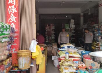 Patroli KRYD Polsek Kuala Kampar Sasar Objek Vital dan Pasar, Jaga Kamtibmas