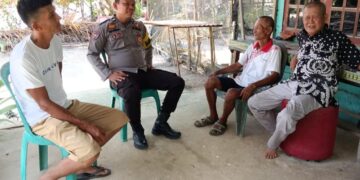 Bhabinkamtibmas Polsek Bunut Sambangi Warga, Ajak Jaga Kamtibmas dan Cegah Hoaks