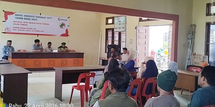 Antusiasme Masyarakat Jalan Tengah Tinggi, RAT Koperasi Desa Merah Putih Berlangsung Partisipatif