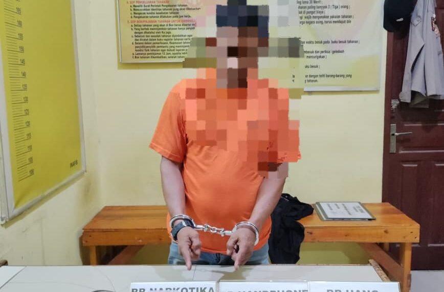 Polsek Kampar Kiri Hilir Ungkap Pengedar Shabu, Amankan 10,68 Gram Barang Bukti dan Diduga Ganja   