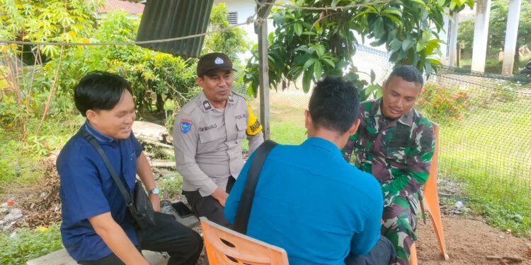 Polsek Langgam dan Koramil 09 Perkuat Sinergi Jaga Kamtibmas