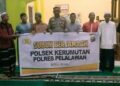 Subuh Berjamaah di Masjid Al Ikhlas, Polsek Kerumutan Jaga Kondusivitas Wilayah