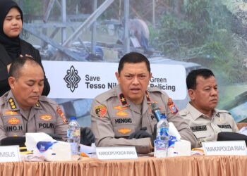 Operasi PETI Polda Riau: 29 Kasus Terbongkar, 1.167 Rakit Tambang Ilegal Dimusnahkan