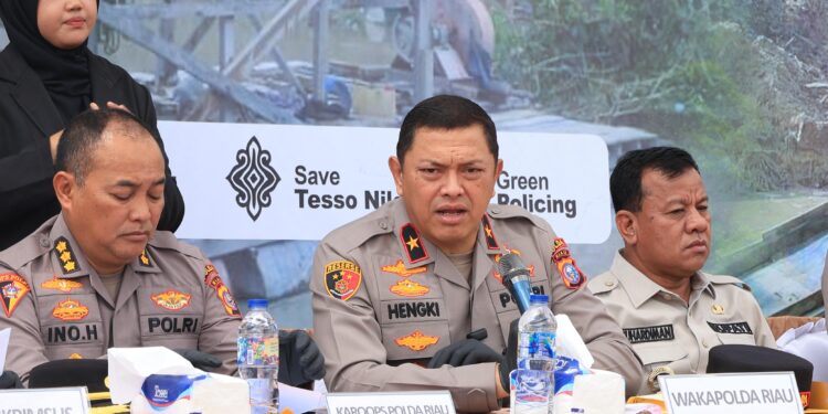 Operasi PETI Polda Riau: 29 Kasus Terbongkar, 1.167 Rakit Tambang Ilegal Dimusnahkan