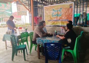 Polsek Pangkalan Lesung Gelar Jumat Curhat, Warga Keluhkan Pencurian Sawit