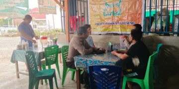 Polsek Pangkalan Lesung Gelar Jumat Curhat, Warga Keluhkan Pencurian Sawit