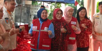 Donor Darah Warnai Rangkaian HUT Satpol PP, Linmas Dan Damkar Di Palembang