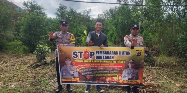 Cegah Karhutla, Polres Aceh Tengah Gencarkan Patroli dan Edukasi Warga