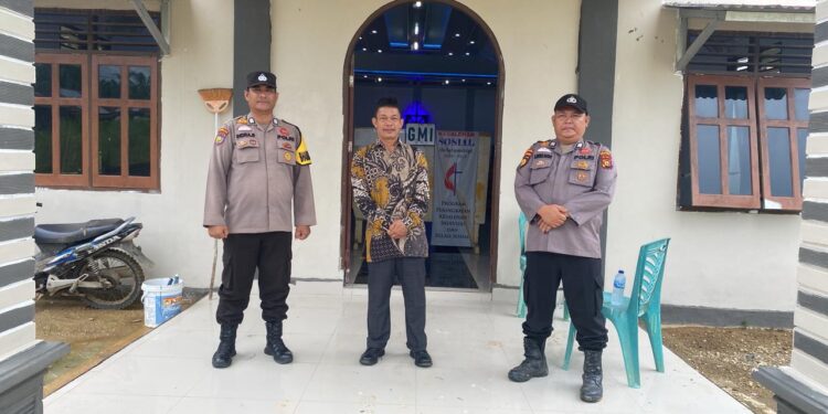 Polsek Pangkalan Lesung Gelar Minggu Kasih di Gereja Methodist, Tampung Keluhan Warga