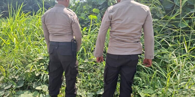 Polsek Pangkalan Kerinci Gencarkan Patroli Karhutla, Sosialisasikan Larangan Bakar Lahan