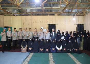 Kapolres Aceh Tengah Saweu Pesantren, Salurkan Bansos dan Gelar Bakti Kesehatan