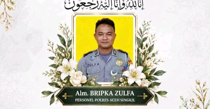 Seorang Personel Polisi Meninggal Dunia Saat Upacara HUT Aceh Singkil Ke 27
