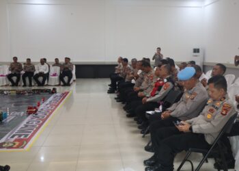 Polres Ogan Ilir Gelar TFG Wujudkan Pengamanan Aksi Unjuk Rasa