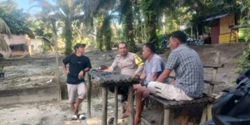 Bhabinkamtibmas Langgam Sambangi Warga, Ingatkan Bahaya Narkoba hingga Karhutla