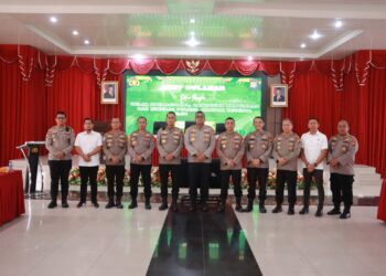 Polres Kampar Gelar Rapat Evaluasi, Paparkan Kondisi Kamtibmas dan Realisasi Anggaran hingga April 2026