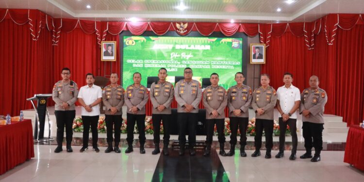 Polres Kampar Gelar Rapat Evaluasi, Paparkan Kondisi Kamtibmas dan Realisasi Anggaran hingga April 2026