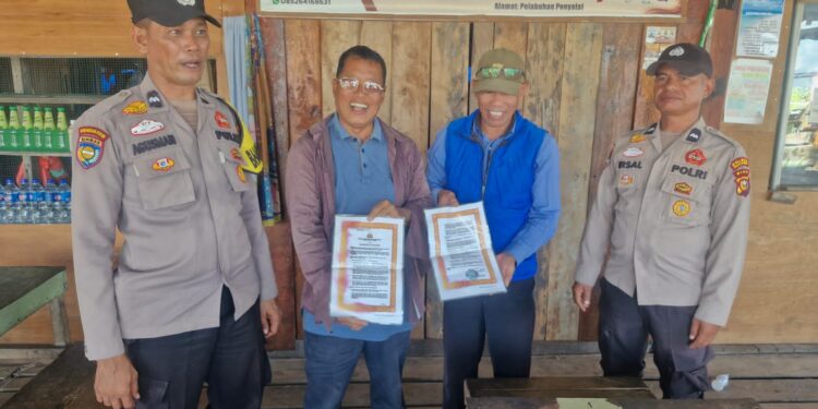 Polsek Kuala Kampar Sosialisasikan Maklumat Kapolda Riau, Tekankan Larangan Bakar Lahan