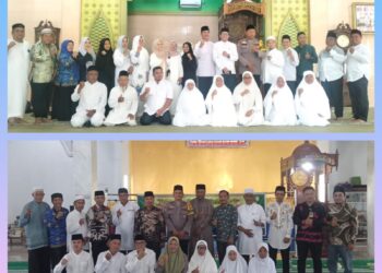 Polsek Bunut Hadiri Pelepasan Calon Jemaah Haji di Dua Kecamatan, Situasi Aman dan Kondusif